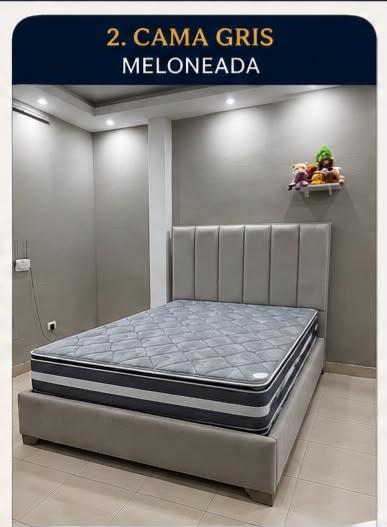 CAMA MELONEADA